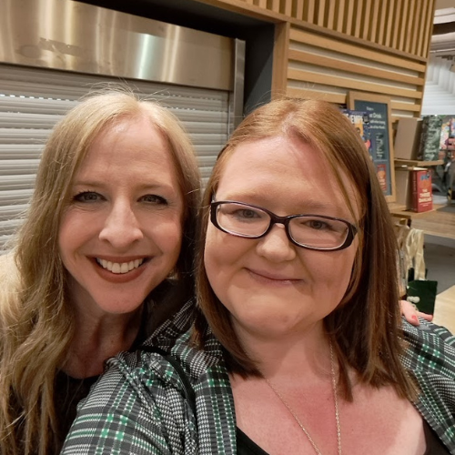 Image of Kerry-Ann McDade (A Bookish Redhead) and Paige Toon